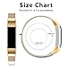 Fitbit Alta Band,Vancle Alta HR Milanese Loop Stainless Steel Metal Replacement Accessories Wristband Strap with Magnet Lock for Fitbit Alta HR 2017 / Fitbit Alta 2016 (No Tracker) (Gold)
