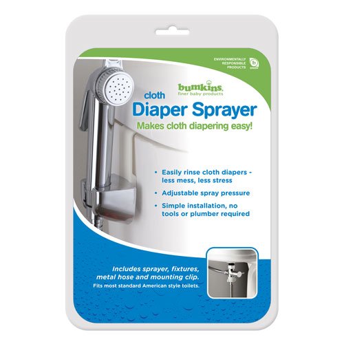 Bumkins Cloth Diaper Sprayer, Chrome image