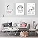 Unicorn Art Print Set Of 4 (10”X8”）Rainbow Art Painting Unicorn Gift For Girls,Canvas Painting Posters And Prints Wall Pictures For Kids Room Home Decor,No Frame