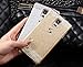 Samsung Note 4 Case, Sunroyal Bling Glitter Ultra-thin Luxury Crystal Diamond Rhinestone Hard PC Plastic Matt Elegant Skin Cover for Samsung Galaxy Note 4 N9100 Gold