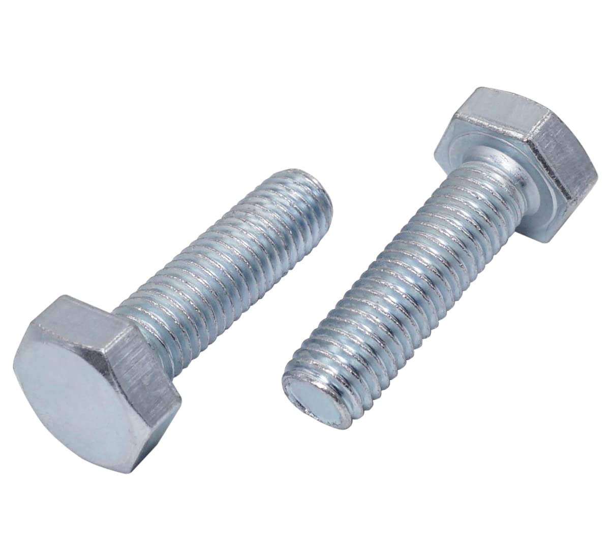(Pack of 4 pcs) DIN 933 Zinc Plated Steel Hexagon Screws M12 x 35 mm, Hex Bolts, Fully Threaded, Hex Head (4, M12 x 35 mm)