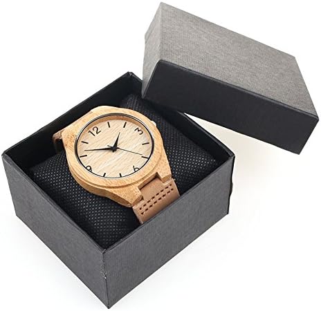 Bamboo Wooden Quartz Watches Valentines day,Christmas day,Thanksgiving Day gift