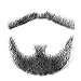 ExGizmo Fake Man Mustache Word Simulation Of real Human Hair Makeup Facial Hair Wig (Goatee only)
