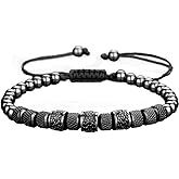 AIDUOMIRZER Men's stainless steel bracelets for Women Adjustable Tiger's Eye Bracelet Mens Luxury Jewelry Crown Bracelets