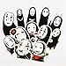 Water Bottle Stickers Cute Cartoon My Neighbor Totoro No Face Man Anime Laptop Stickers Waterproof Skateboard Pad MacBook Snowboard Car Bicycle Luggage Decal 26pcs Pack (No Face man)