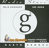 Karaoke Music CDG: GARTH BROOKS KARAOKE ANTHOLOGY 1994-1999 CDG RSZ610