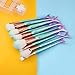 Mermaid Makeup Brushes Set,Scofieldly 11pcs Mermaid Makeup Brush Set Soft Nylon Bristles Beauty Brushes Kit Foundation Blending Blush Concealer Cosmetic Tools - Green Gradient, Green With Purple