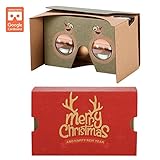 AUPALLA Google Cardboard v2 Christmas Version 3D Virtual Reality Glasses Best Christmas Gift Support Pokémon GO in Future
