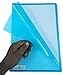 PARTH IMPEX Clear Document Folder Copy Safe Project Pockets (Pack of 15) Plastic Paper Jacket Sleeves in Assorted Colors Scratch Resistant Paper Holders Organizer (W 8.7