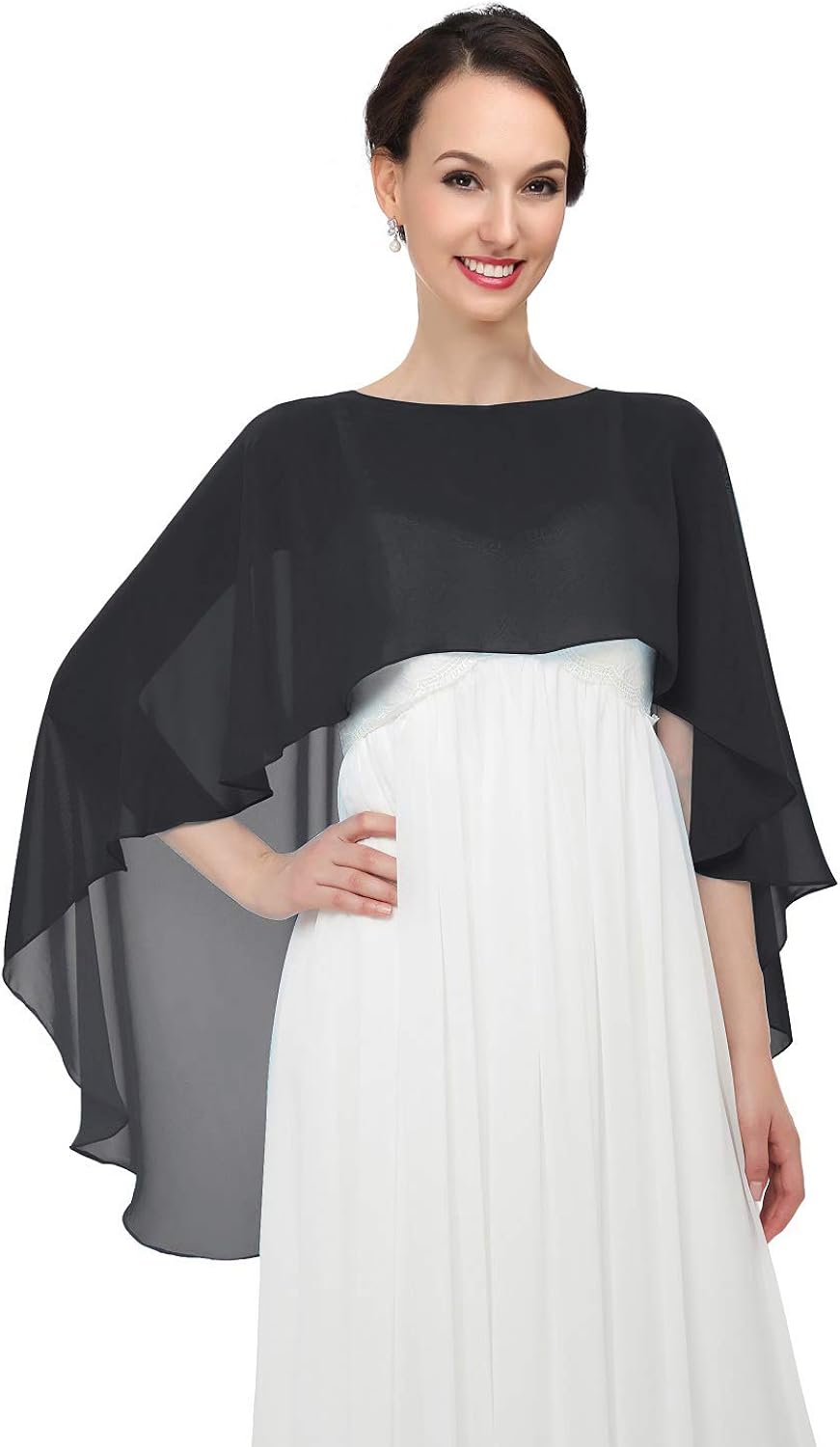 chiffon capes and wraps