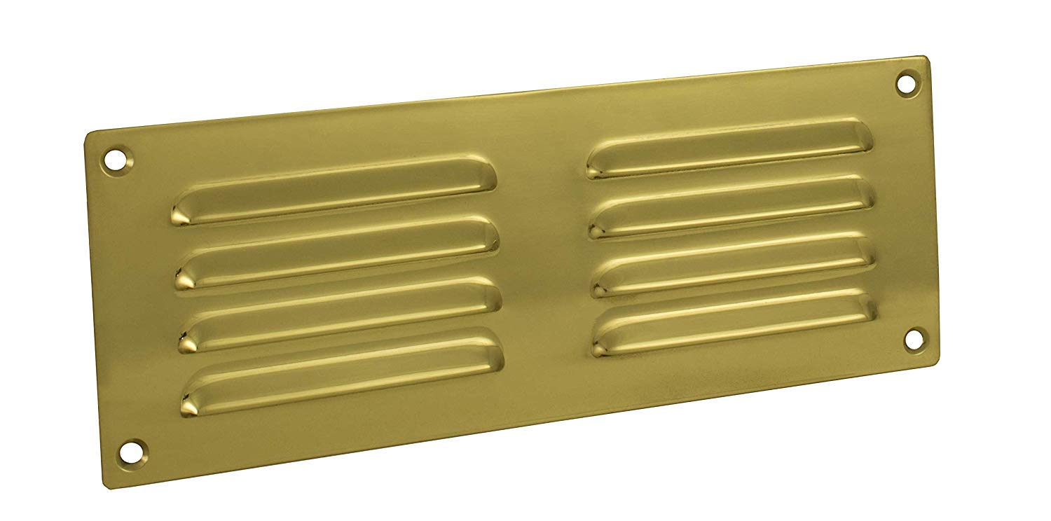 Carlisle Brass HL4 Vents, Polished Brass