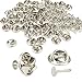 Jmkcoz 50pcs Tie Tacks Blank Pins with Clutch Back for Crafting Jewellery Buckle