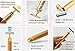 Beauty Bar T Jade Head - Fire Eyes-DIY Energy 24K Gold Pulse Face Wrinkles Massager Facial Body Skin Care Vibrating Massage Tools Birthday Gift (Gold)