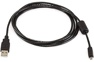 Monoprice 6-Feet A to Mini-B 8pin USB Cable with ferrites for Pentax Panasonic Nikon Digital Camera (102735)