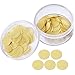 Mudder 150 Pieces Pipe Screen Filters Brass Pipe Screens Pipe Bowl Screens with Storage Box (3/4 inch)