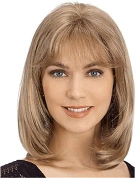Amazon Com Awwig Short Blonde Bob Wigs With Bangs For Black Women