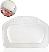Gukasxi Bathtub Pillow White PVC Head Neck Support Non-slip Suction Cups Spa view 4