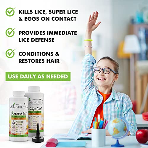 Head Hunters Wipeout Natural Lice Treatment Extra Strength Family Head Lice Shampoo Kills Lice