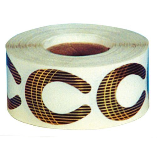 STAR NAIL Black/Gold Nail Forms Med 500-ct.