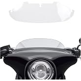 WYNMOTO 4.5" Clear Tint Windshield Windscreen Compatible for 96-13 Harley Davidson Touring Street Glide Electra Glide FLHT FLHTCU Ultra Classic Glide FLHX FLHTK 1996-2013