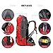 Bseash 60L Waterproof Hiking Camping Backpack with Rain Cover, Large Outdoor Sport Travel Daypack Rucksack for Climbing