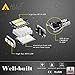 Alla Lighting 912 921 LED Reverse Light Bulbs Extremely Super Bright 4014 30-SMD CANBUS 921 LED Bulbs RV T15 T10 906 W16W Back up, Cargo Lights Replacement, 6000K Xenon Whitethumb 4
