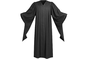 GRADWEAR Classic Masters Graduation Gown, Unisex Masters Degree Regalia
