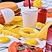 FUN LITTLE TOYS Play Food for Kids Kitchen, Pretend Food Plastic Food Toy for Toddlers, 49 pcs