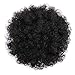 Short Afro Kinkys Curly Ponytail Drawstring African American Synthetic Ponytail Hairpieces Natural Hair Puff for Women(1B)