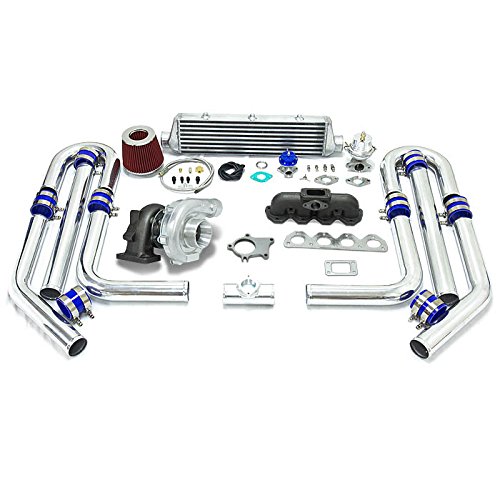 High Performance Upgrade T04E T3 10pc Turbo Kit - Honda H22 Cast Iron Manifold