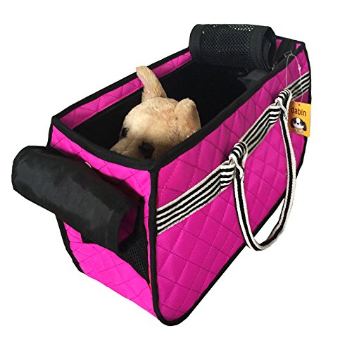 Yerwal Dogs Cats Soft Sided Pet Bag -Airline Approved Pet Portable Travel Carriers (Red)