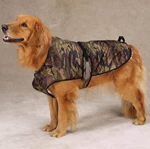 Amazon.com: Dog Jacket - Camo Companion All Weather Jacket Green X-small: Pet Supplies