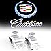 Flyox YBD-01 Easy Installation Car Door LED Logo Projector Ghost Shadow Lights for Cadillac Series (2 Pack)