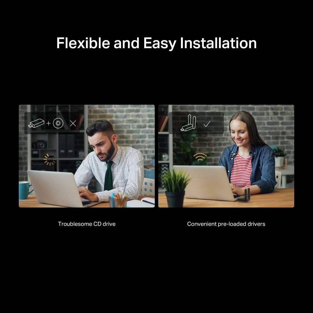 Mercusys Ma86Xh Axe5400Mbps Wi-Fi 6E High-Gain Usb Wifi Adapter For Pc, Usb 3.0 Wifi Dongle With Speeds Up To 2402 Mbps On 6 &Amp; 5Ghz, Windows 10 &Amp; 11 Compatible, Wpa3 Security, Streaming/Gaming - View 7