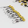 Sougayilang-Fishing-Line-Sinker-Slides-Hook-Shank-Clip-Connector-Swivels-Pack-of-100pcs