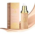 Biological Match 4-in-1 Foundation - Light/Medium Spectrum, Mature Skin Color Changed, Protect from Sun SPF 50+ Concealers Waterproof (Medium, 1 Ounce)