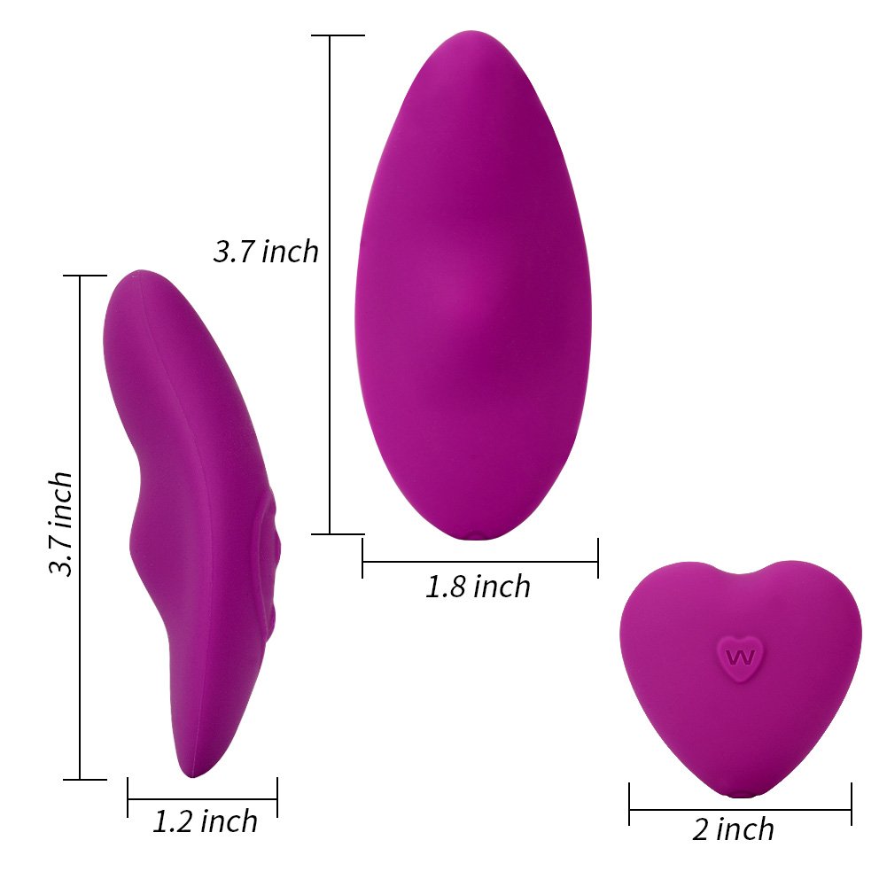 Wearable Panty Vibrator Wireless Remote Butterfly Vibrators Vibrating Panties Clitoris Stimulation,Waterproof Whisper Quiet Rechargable 10 Vibration Patterns Clitoral Stimulator for Women Couples