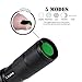 Litake A100 Handheld Flashlight Portable LED Tactical Flashlight High Brightness 5 Modes Focus Adjustable Water Proof Handheld LED Light(Battery and Charger Included)