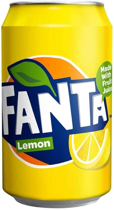 Fanta Icy Lemon Soft Drink Can 330 ml Pack of 24