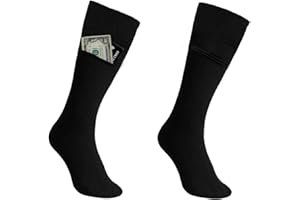 Headmade Hidden Pocket Ankle Socks for Men & Women – Anti-Theft Magnetic Security Socks for Travel, Running, Hiking (Fits Sho