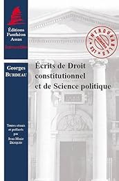 Écrits de droit constitutionnel et de science politique