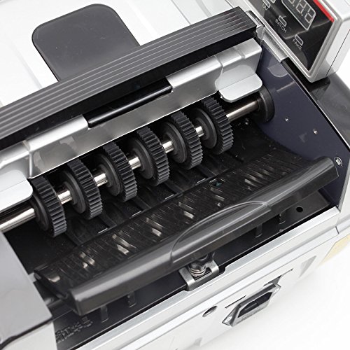 NuLink Deluxe Currency Bill Cash Banknote Money Counter Machine with UV [Ultraviolet], MG [Magnestic] Counterfeit Bill Detection, Total Count Voice Feature [NL2436] - Thumbnail 6