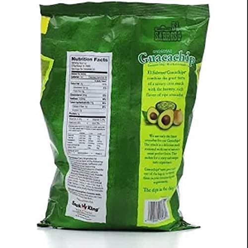 El Sabroso Guacamole Tortilla Chips 12 oz. Bags (3 Bags)