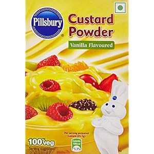 Pillsbury Custard Powder, Golden Vanilla, 100g