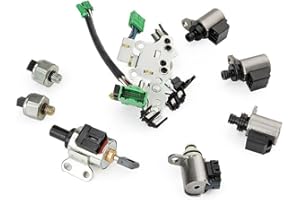 WULYGO 9PCS CVT JF011E RE0F10A F1CJA Valve Body Solenoids Compatible with Niss an Altima Sentra Caliber