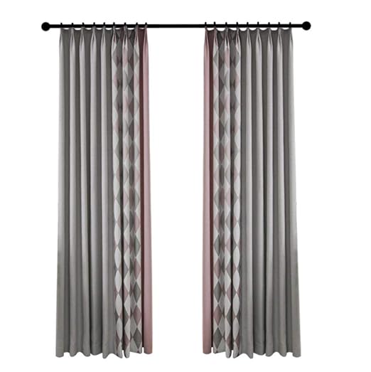 Leinen Jacquard Nordic Modern Vorhänge Nahtloses Spleißen