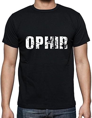 ophir Men's Short Sleeve Rounded Neck T-shirt