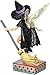 Disney Traditions by Jim Shore Halloween Tinker Bell Witch Stone Resin Figurine, 6.5”