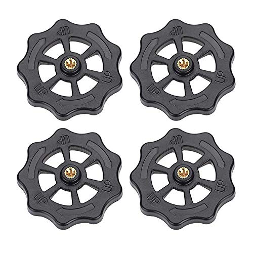 Befenybay 4PCS Upgraded Hand Twist Leveling Nut Diameter 40mm+ 4PCS Hot Bed Light Load Compression Mould Die Springs + 4PCS M4X35 Screws for 3D Printer - Thumbnail 2