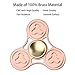 Newest Evermarket Hand Spinner,Fidget Spinner EDC ADHD Focus Toy,Ultra Durable High Speed Metal Spinner 3-7 Mins Spins Precision Brass Material
